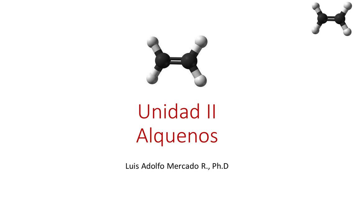 Unidad II Alquenos