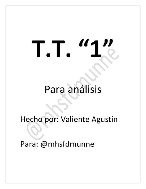 TT 1 para Analisis