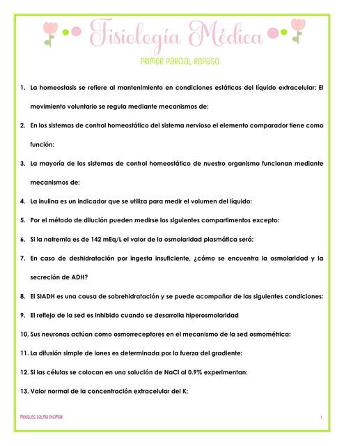 Preguntas  Abiertas  Generalidades  Fisiología 