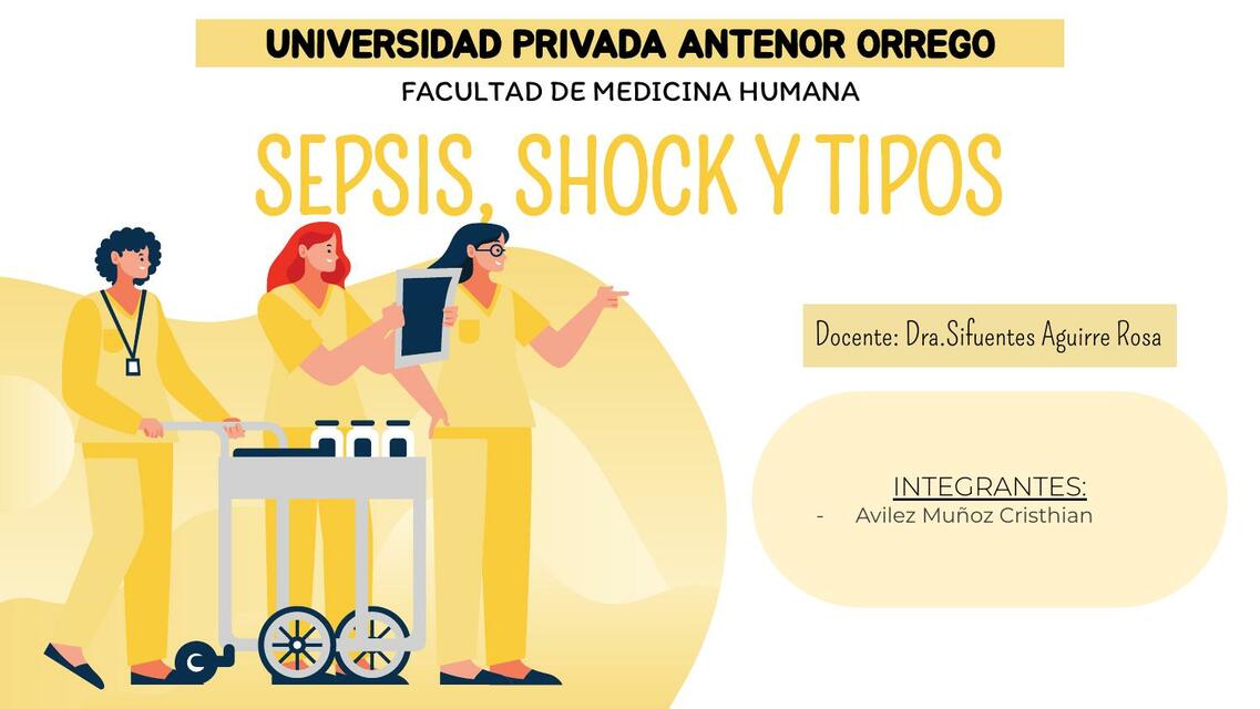 Sepsis, Shock y Tipos 