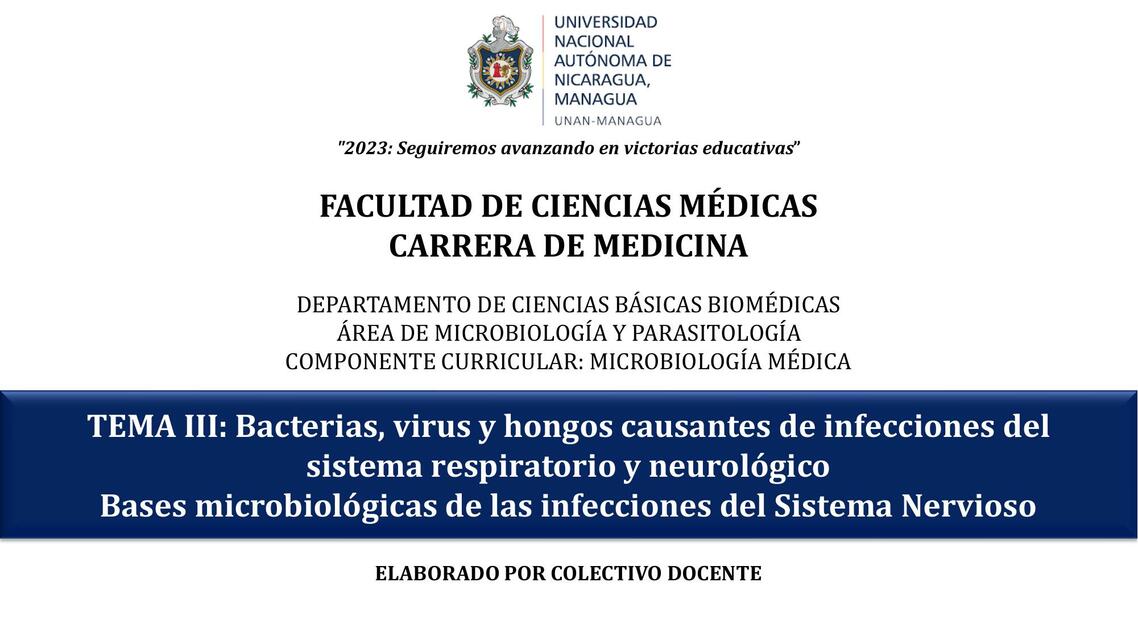 Bases microbiológicas de las infecciones del sistema nervioso 