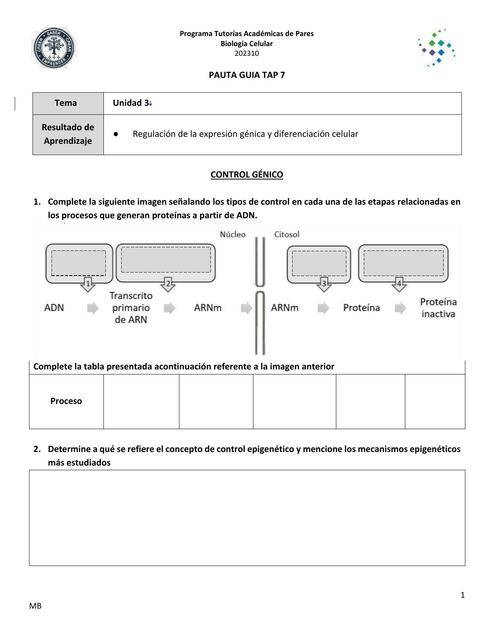 Guía 7 TAP Biología