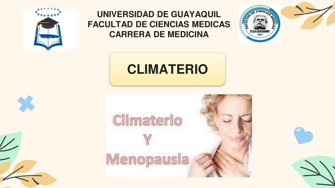 Climaterio y menopausia 