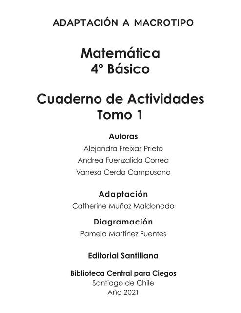 Cuaderno de actividades