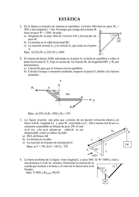 Problemas Estatica Jazmine Nikkinen Udocz