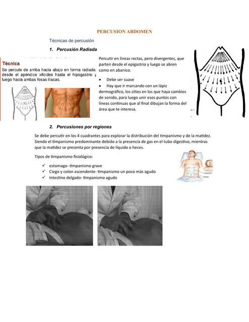 Percusión Abdomen 