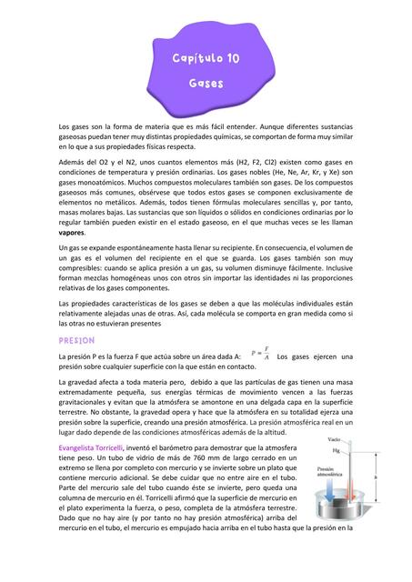 Gases Capitulo 10 Brown