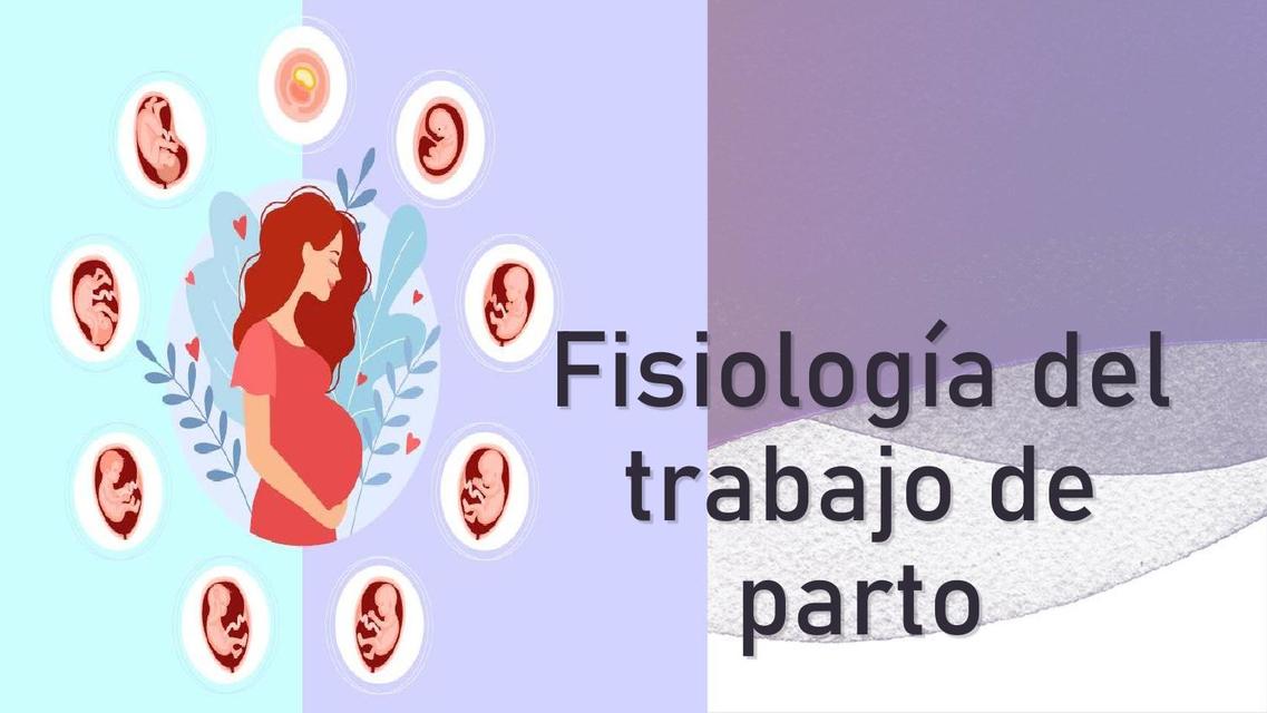 Fisiología Trabajo de parto   