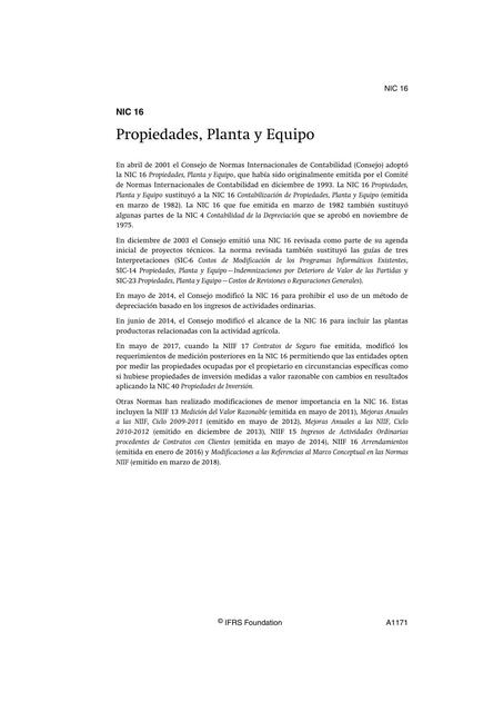 Propiedades Planta y Equipo