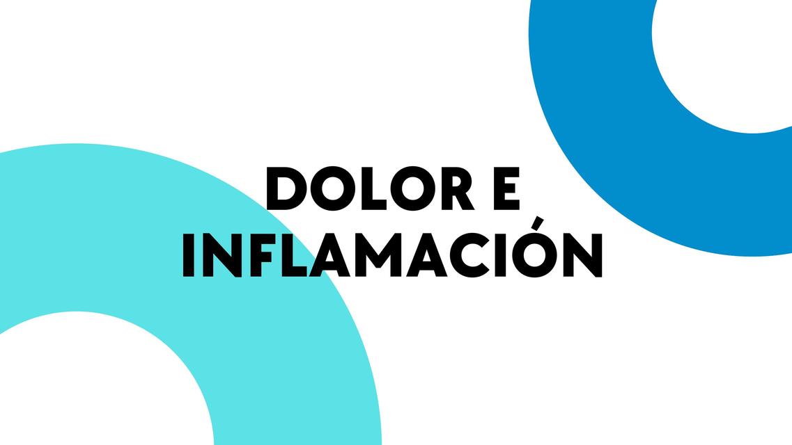 Dolor e inflamación 