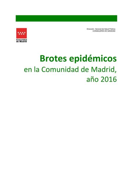 Brotes Epidémicos