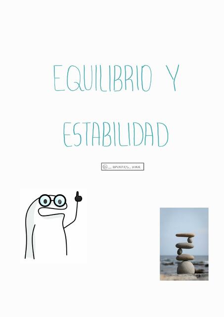 Equilibrio y estabilidad