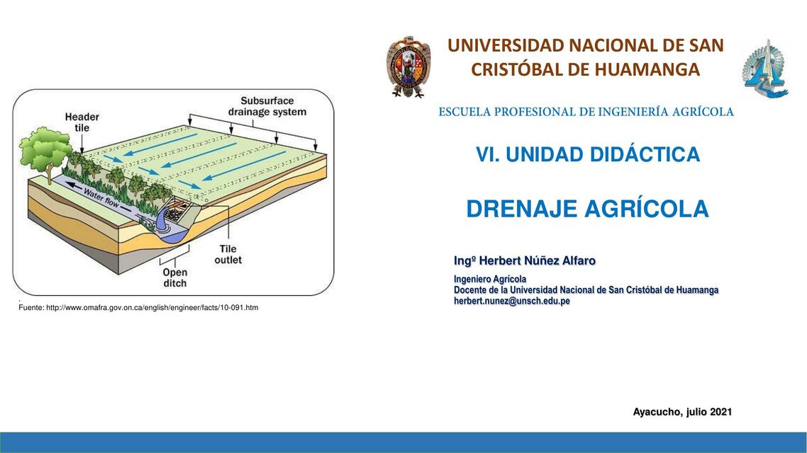 Drenaje Agrícola