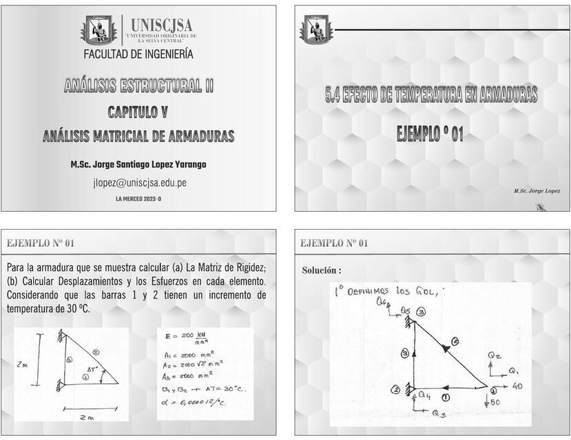 Análisis Matricial de Armaduras 