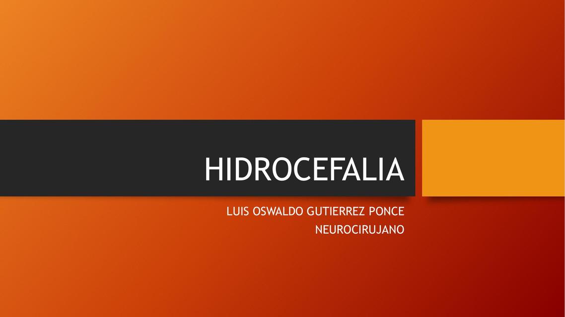 Hidrocefalia 