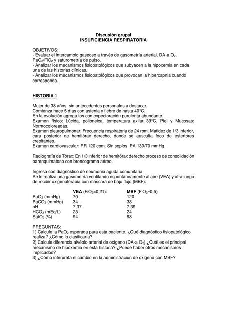 DG insuficiencia respiratoria