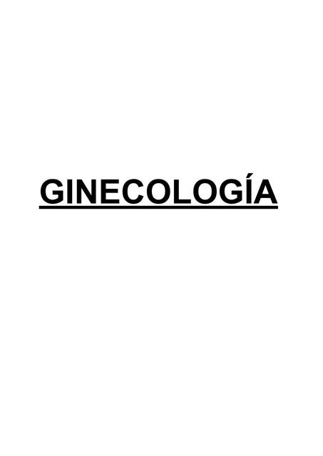 Ginecología 