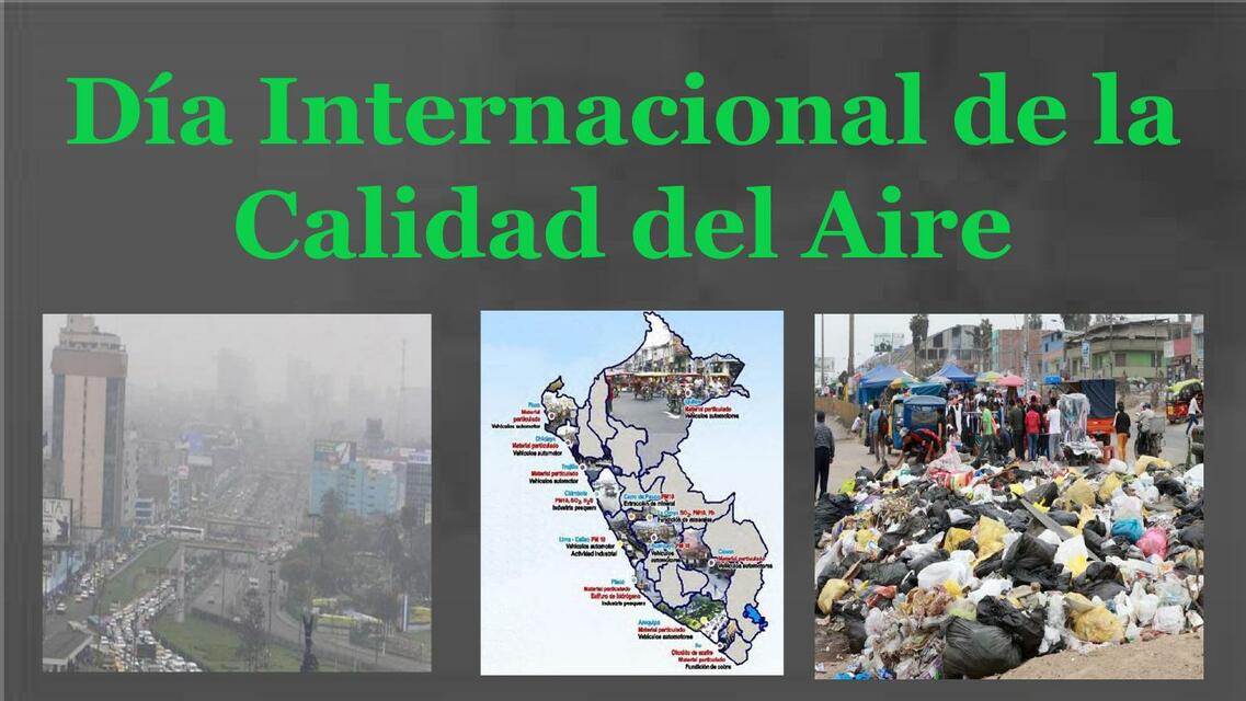 Día Internacional de la Calidad del Aire