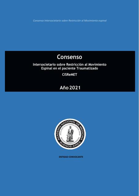 Consenso Intersocietario  