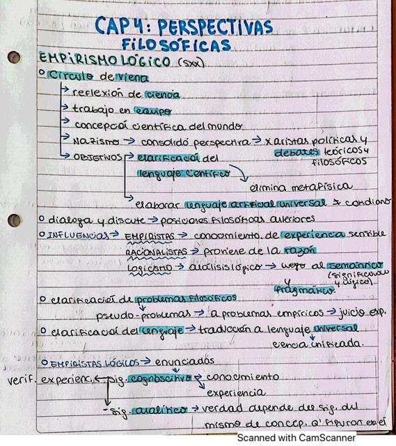 Capitulo 4: Perspectivas filosoficas 