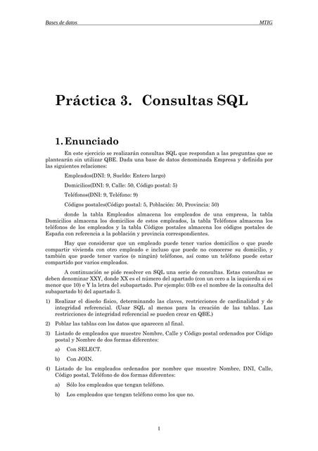 Práctica 3 - Consultas SQL