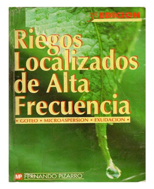 Riegos Localizados de Alta Frecuencia 