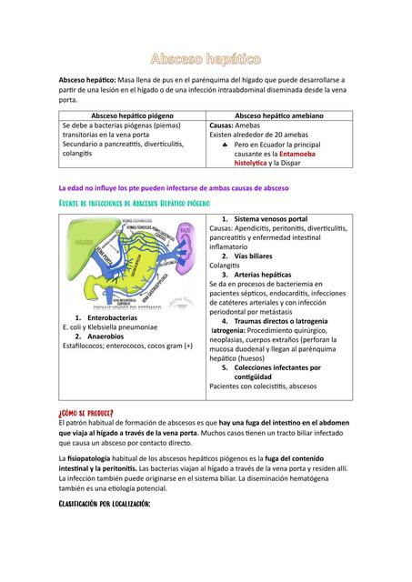 Absceso Hepático 