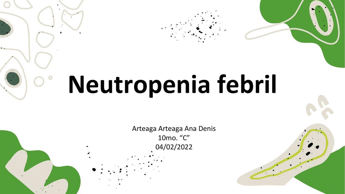 Neutropenia Febril