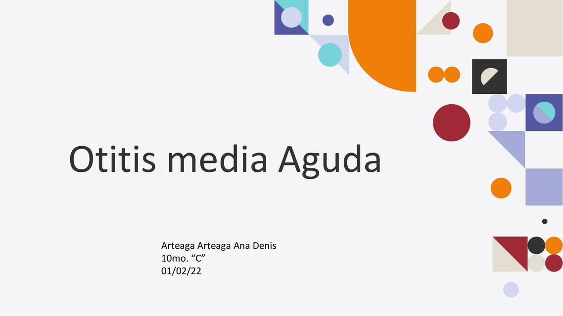 Otitis Media Aguda 