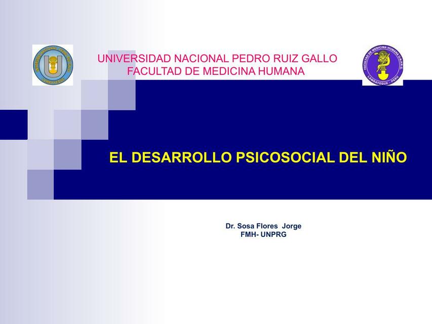 El Desarrollo Psicosocial del Niño 