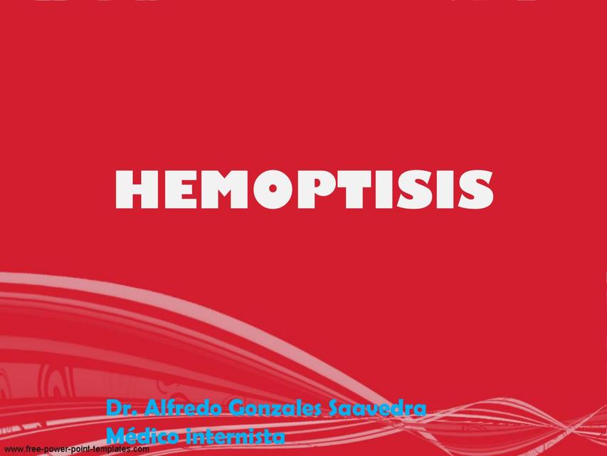 Hemoptisis 