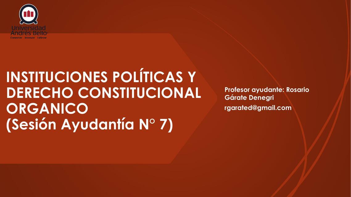 Instituciones políticas y derecho constitucional orgánico