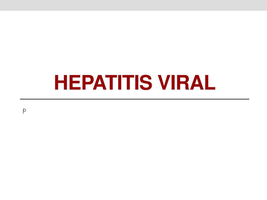 Hepatitis Viral 