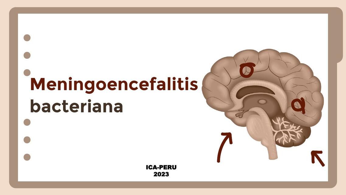 Meningoencefalitis Bacteriana