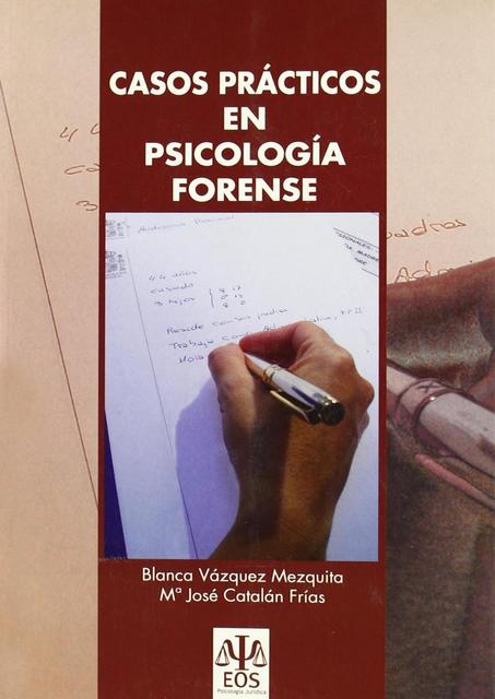 Casos Prácticos En Psicología Forense Rut Laybelis Encarnacion Udocz 6298