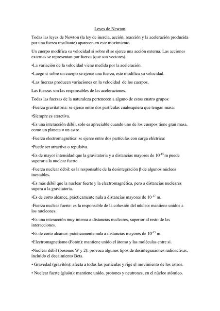 Leyes de Newton 