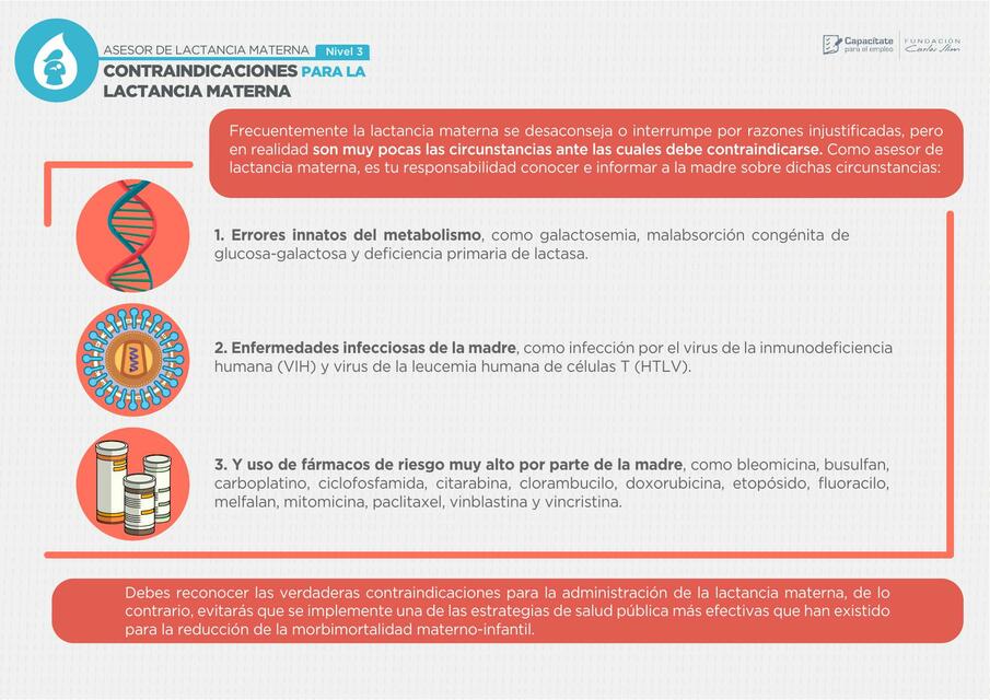 Contraindicaciones en la Lactancia Materna | B.M.GFisioterapia Apuntes