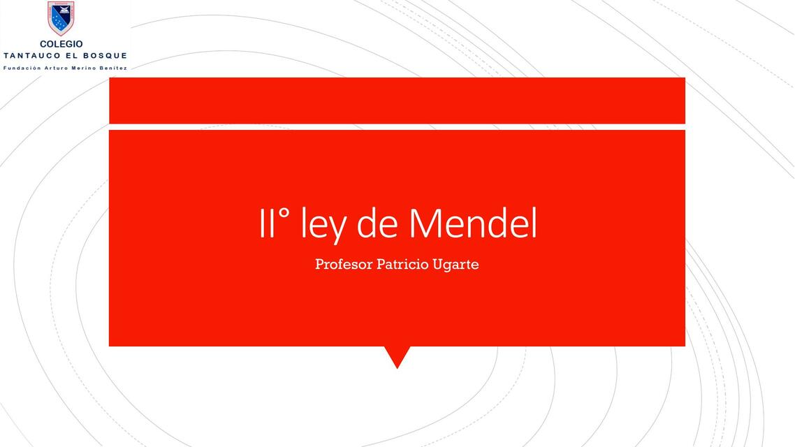 II Ley de Mendel 