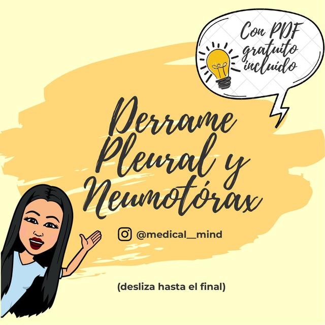 Derrame Pleural y Neumotórax FLASHCARDS - Neumología/Medicina Interna