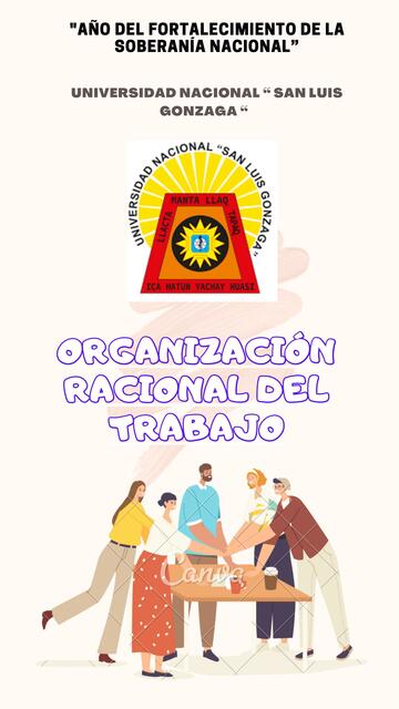 Organización racional del trabajo