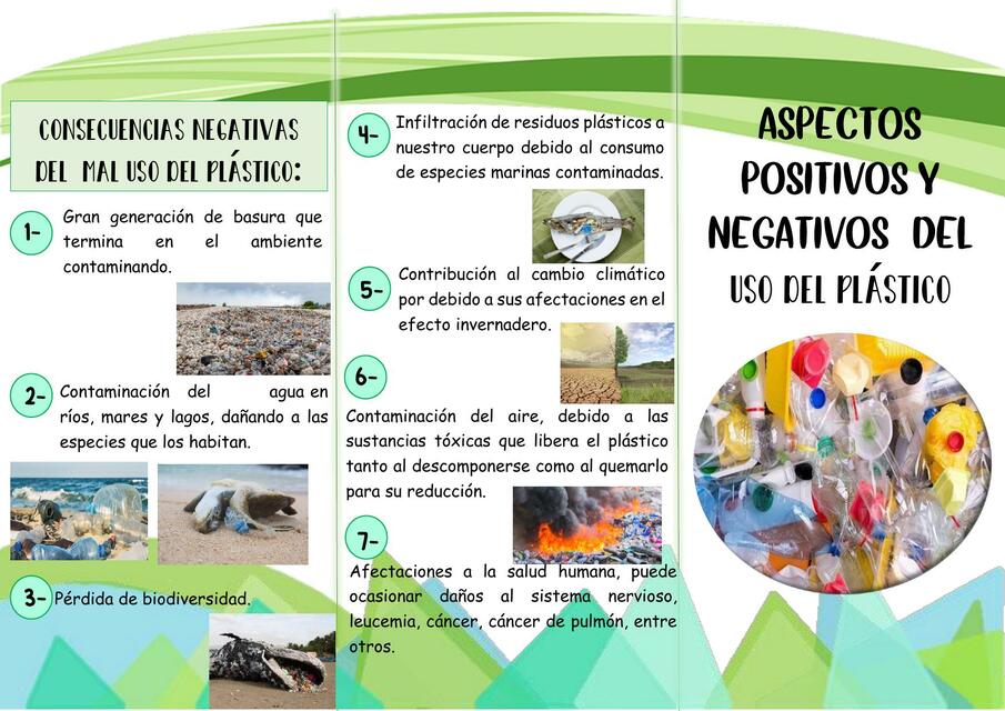 Aspectos Positivos y Negativos del Uso del Plástico