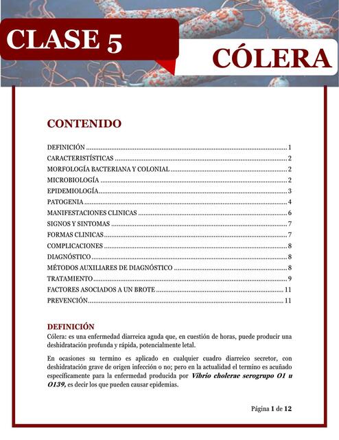 Cólera