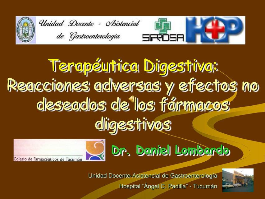 Farmacología digestiva  