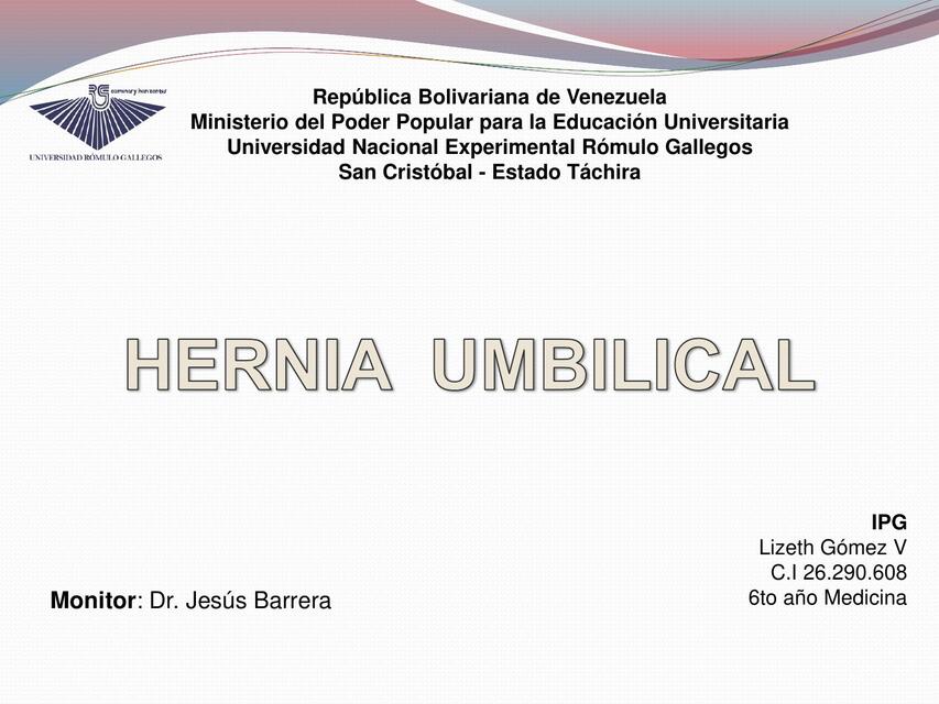 Hernia umbilical  