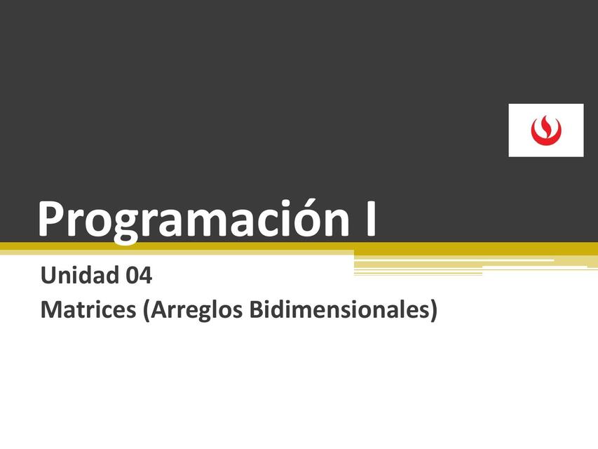 Arreglos Bidimensionales 