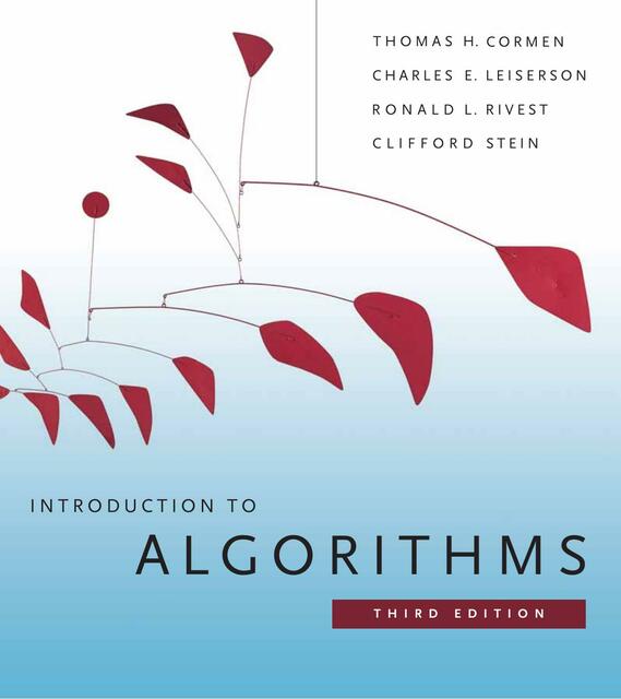 Introduction to Algorithms Third Edition pdf | Claudia Sifuentes | uDocz