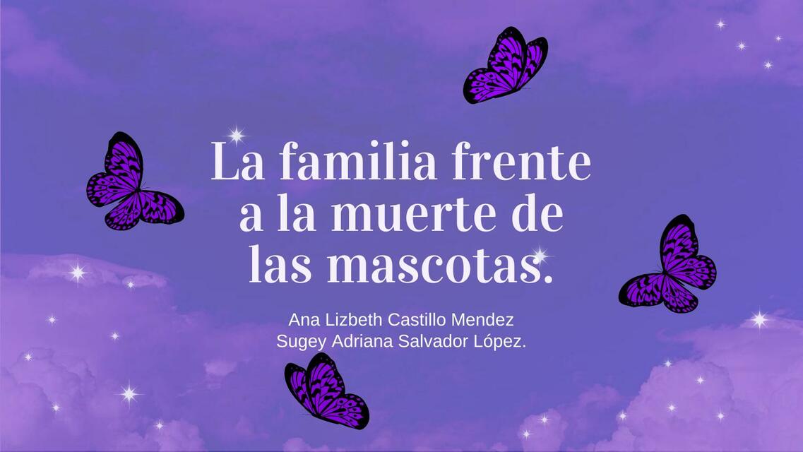 La Familia Frente a la Muerte de las Mascotas 