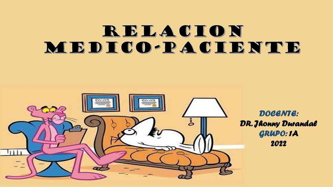 Relación Médico-Paciente 