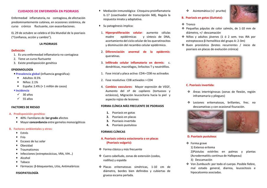 Cuidados de enfermería en psoriasis nursing.cvc uDocz