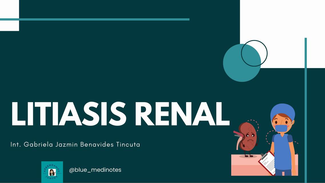 Litiasis renal